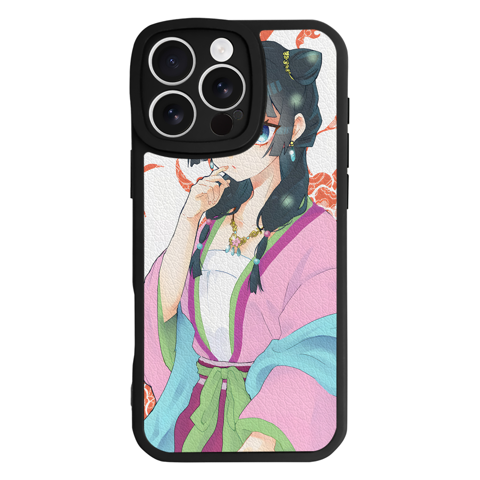 （画像用） 薬屋のひとりごと The Apothecary Diaries 【iPhone 16シリーズ対応】シリコンスマホケース（レザー調） 材質：シリコン